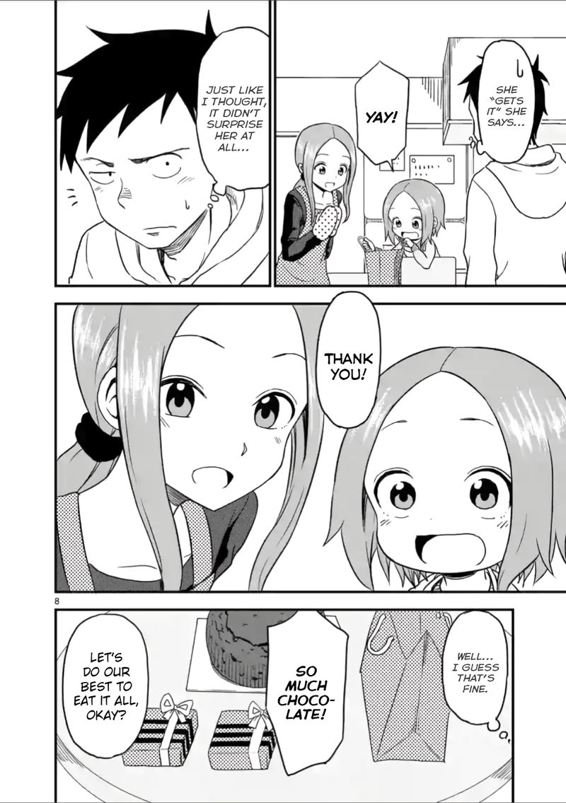 Karakai Jouzu No Moto Takagi San Chapter 29 Page 8