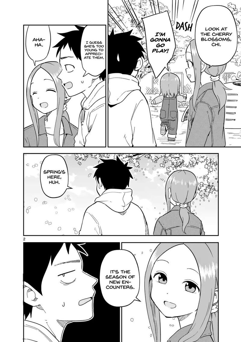 Karakai Jouzu No Moto Takagi San Chapter 309 Page 2