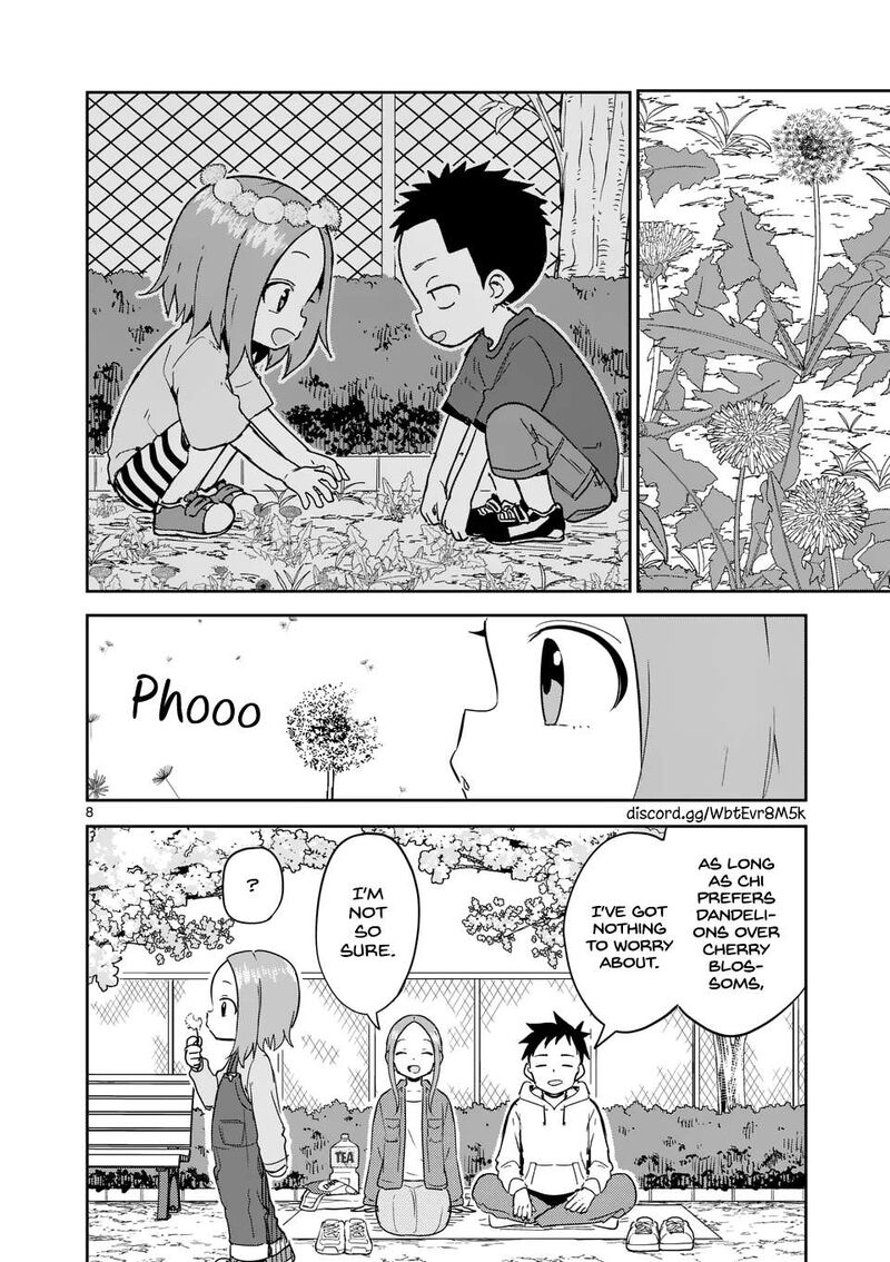 Karakai Jouzu No Moto Takagi San Chapter 309 Page 8