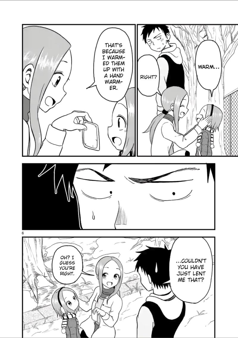 Karakai Jouzu No Moto Takagi San Chapter 31 Page 6