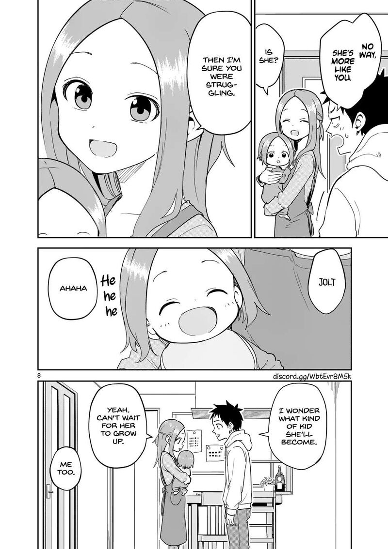 Karakai Jouzu No Moto Takagi San Chapter 310 Page 8