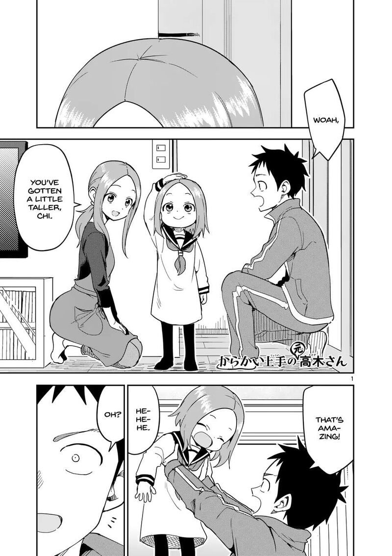 Karakai Jouzu No Moto Takagi San Chapter 311 Page 1