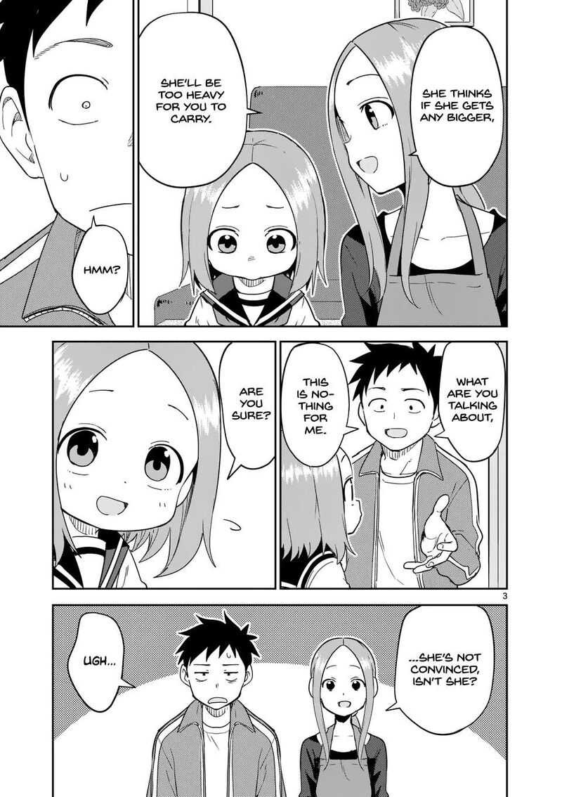 Karakai Jouzu No Moto Takagi San Chapter 311 Page 3