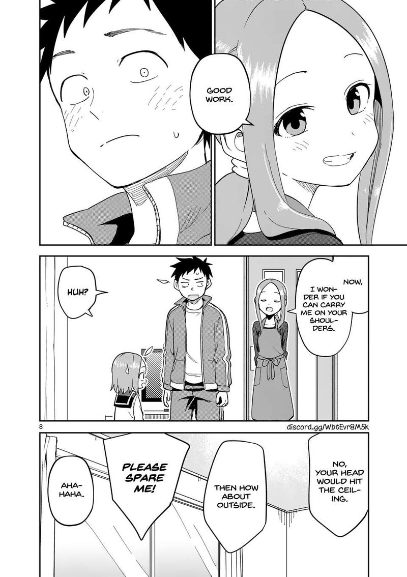 Karakai Jouzu No Moto Takagi San Chapter 311 Page 8
