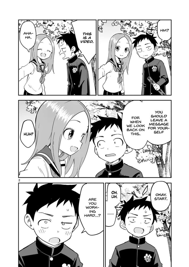 Karakai Jouzu No Moto Takagi San Chapter 312 Page 2