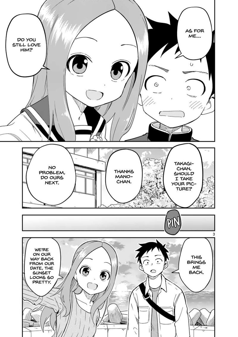 Karakai Jouzu No Moto Takagi San Chapter 312 Page 3