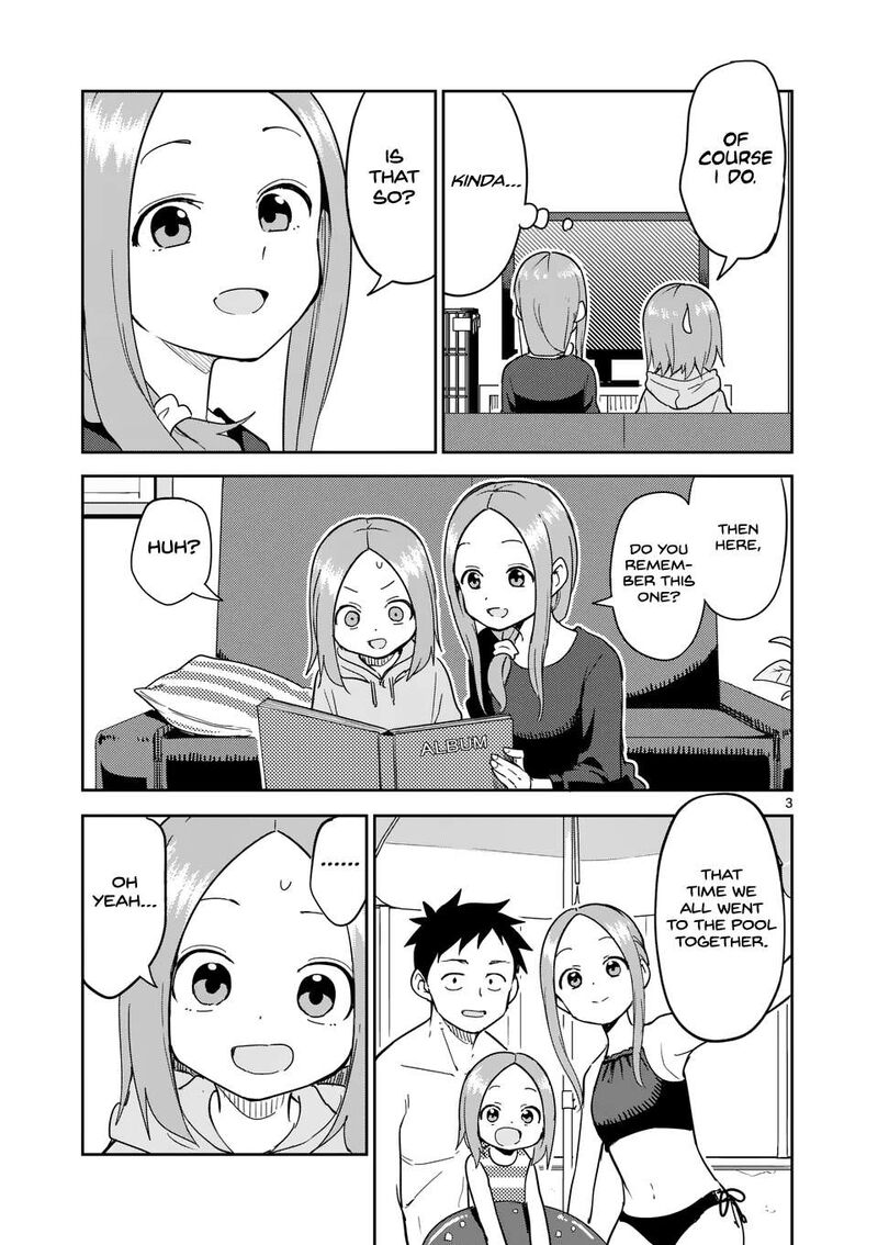 Karakai Jouzu No Moto Takagi San Chapter 313 Page 3