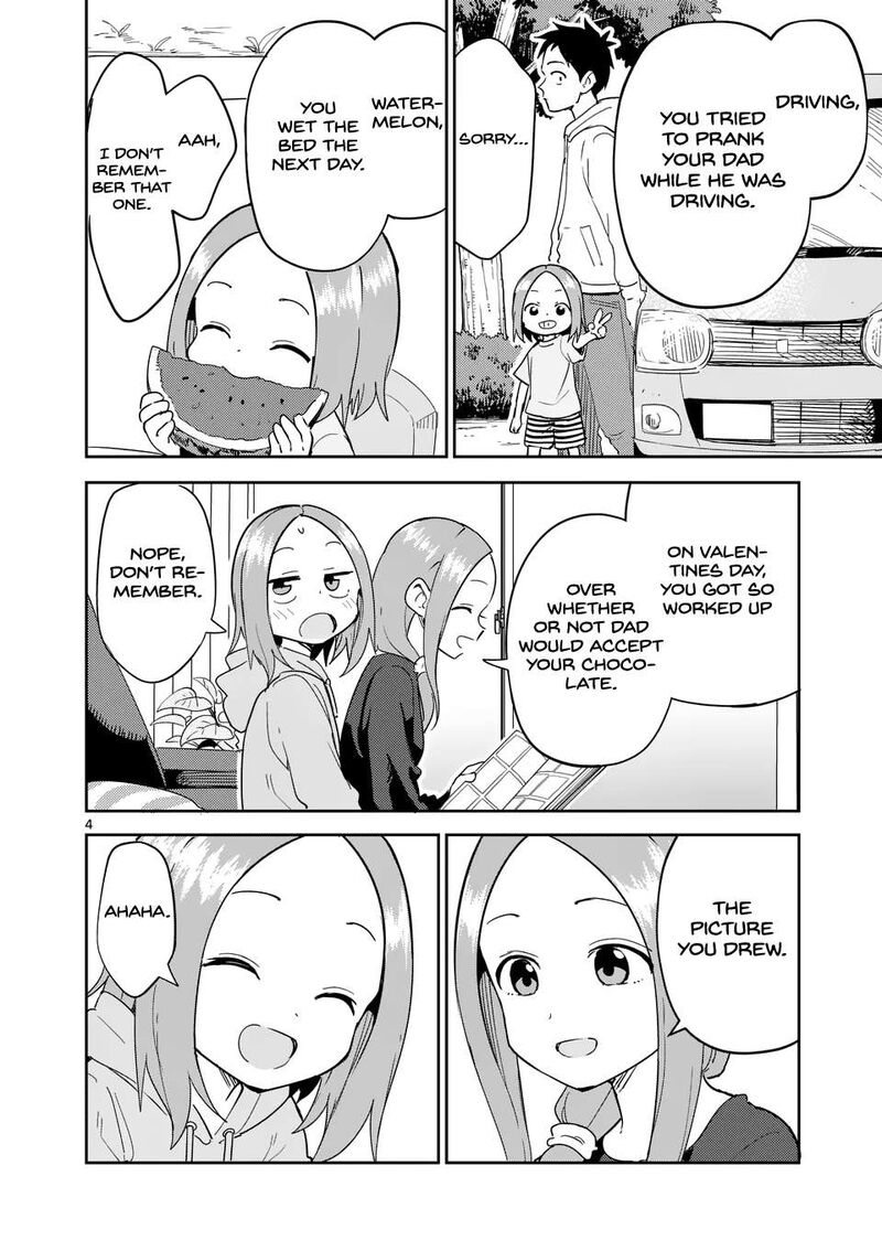 Karakai Jouzu No Moto Takagi San Chapter 313 Page 4