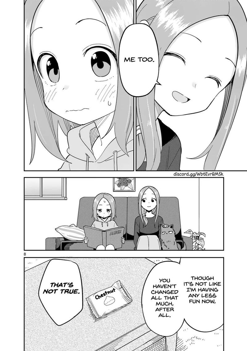 Karakai Jouzu No Moto Takagi San Chapter 313 Page 8