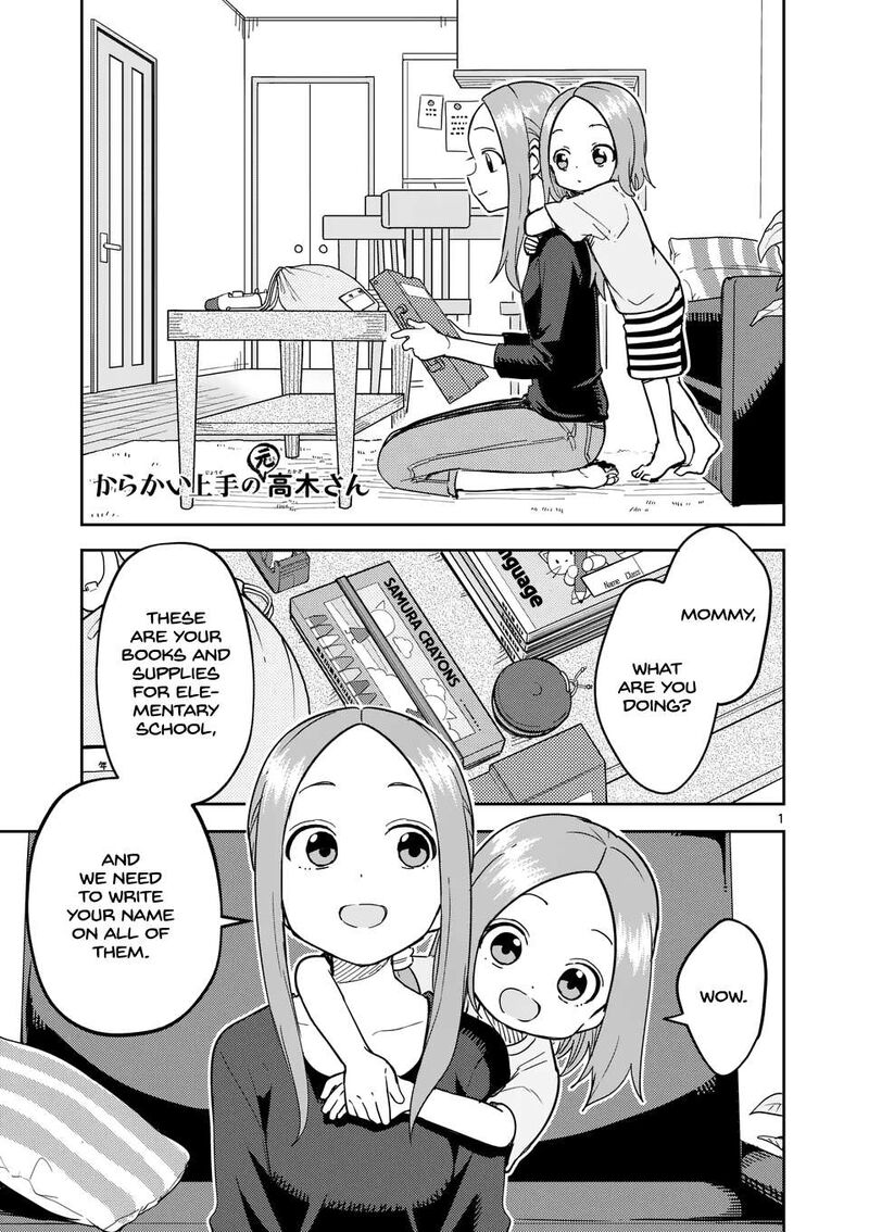 Karakai Jouzu No Moto Takagi San Chapter 314 Page 1