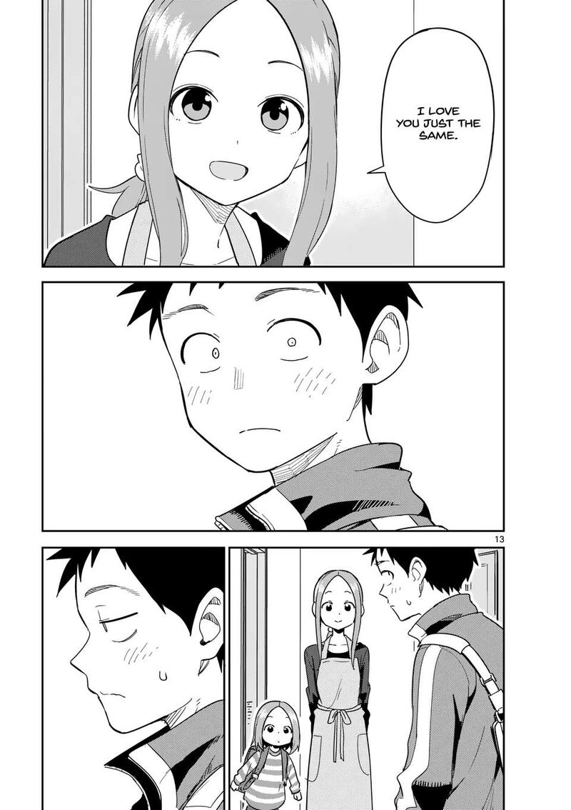 Karakai Jouzu No Moto Takagi San Chapter 314 Page 13