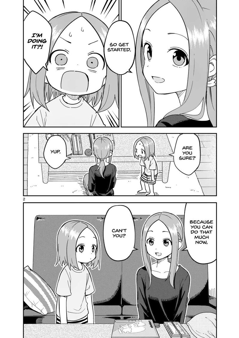 Karakai Jouzu No Moto Takagi San Chapter 314 Page 2