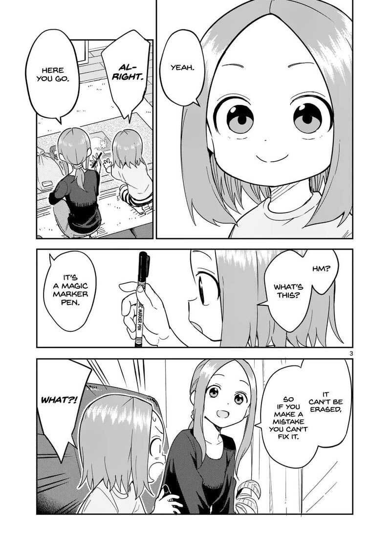 Karakai Jouzu No Moto Takagi San Chapter 314 Page 3