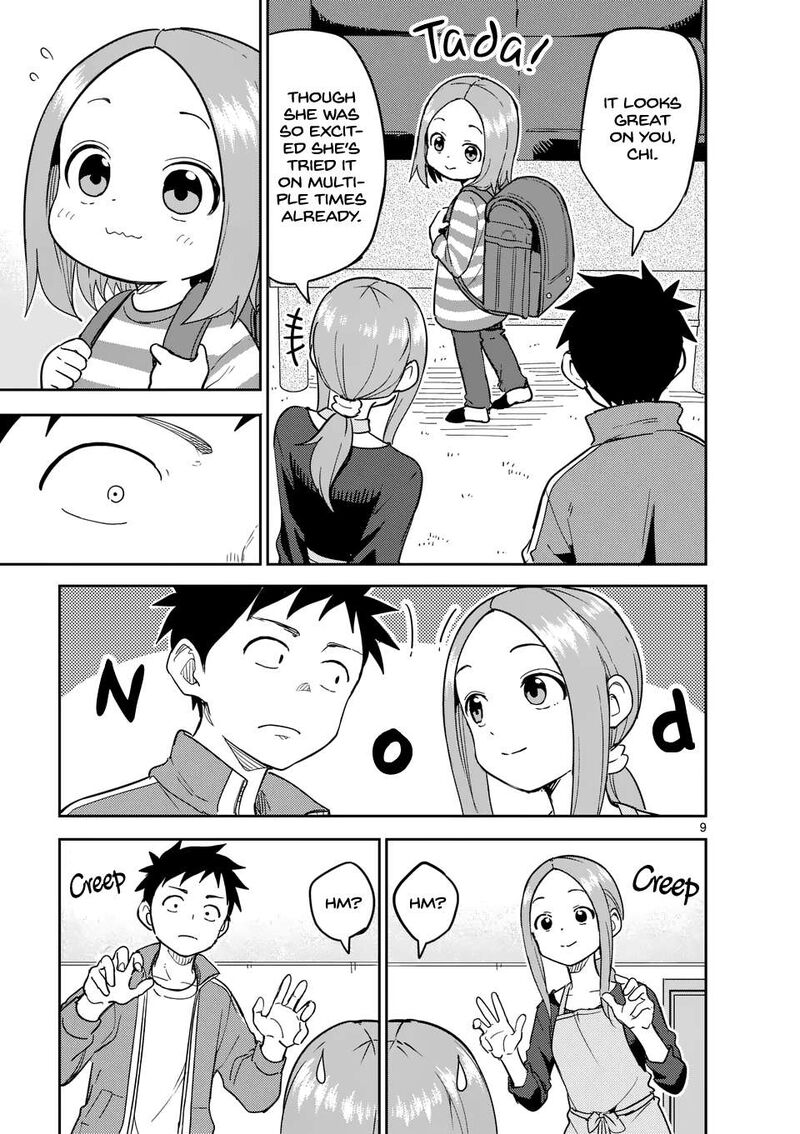 Karakai Jouzu No Moto Takagi San Chapter 314 Page 9
