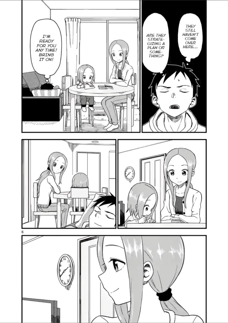 Karakai Jouzu No Moto Takagi San Chapter 32 Page 6