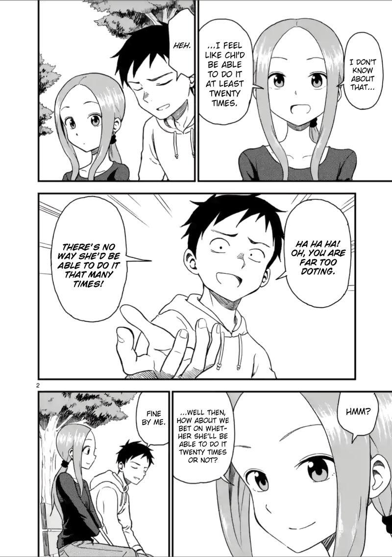 Karakai Jouzu No Moto Takagi San Chapter 33 Page 2