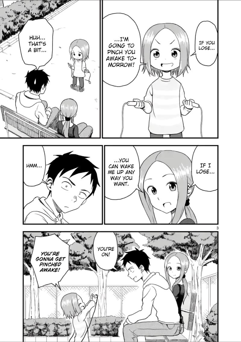 Karakai Jouzu No Moto Takagi San Chapter 33 Page 3