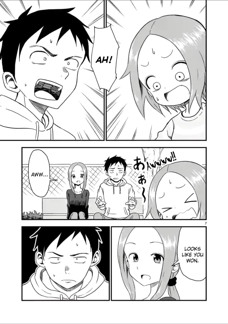 Karakai Jouzu No Moto Takagi San Chapter 33 Page 7