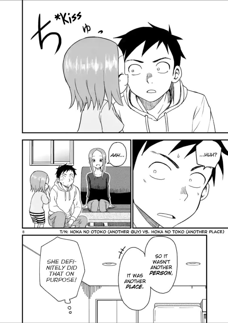 Karakai Jouzu No Moto Takagi San Chapter 38 Page 8