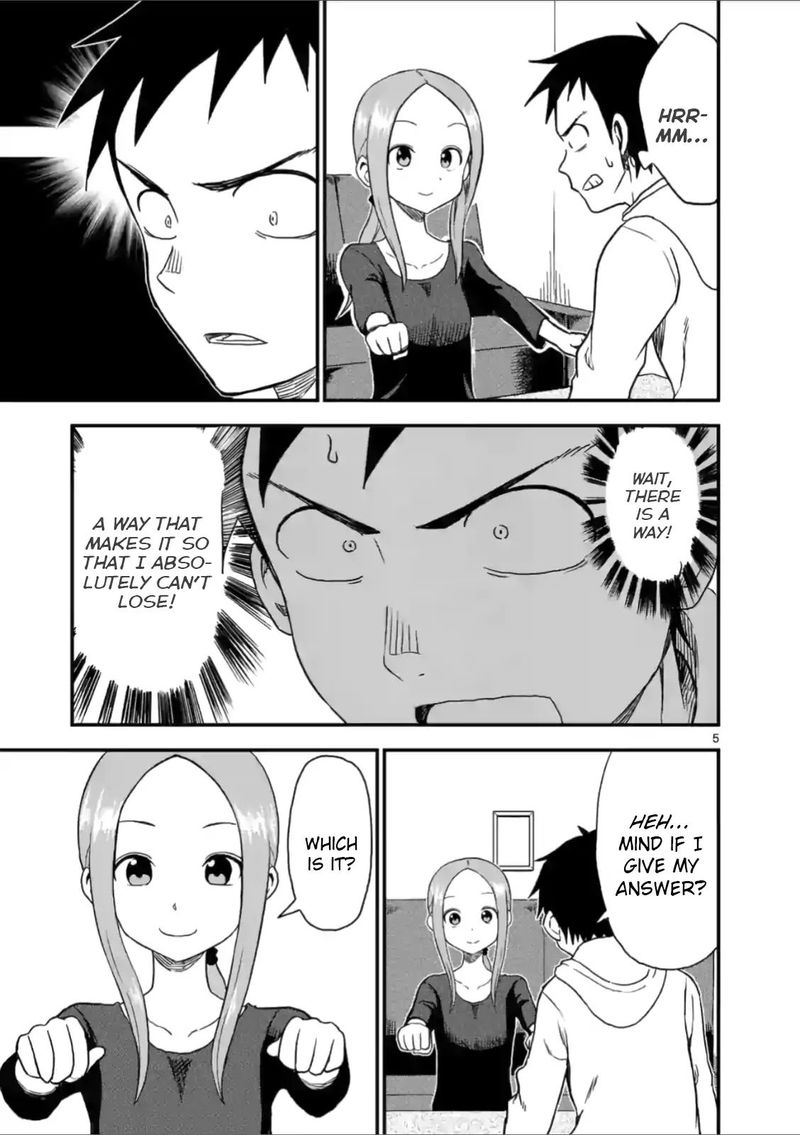 Karakai Jouzu No Moto Takagi San Chapter 39 Page 5