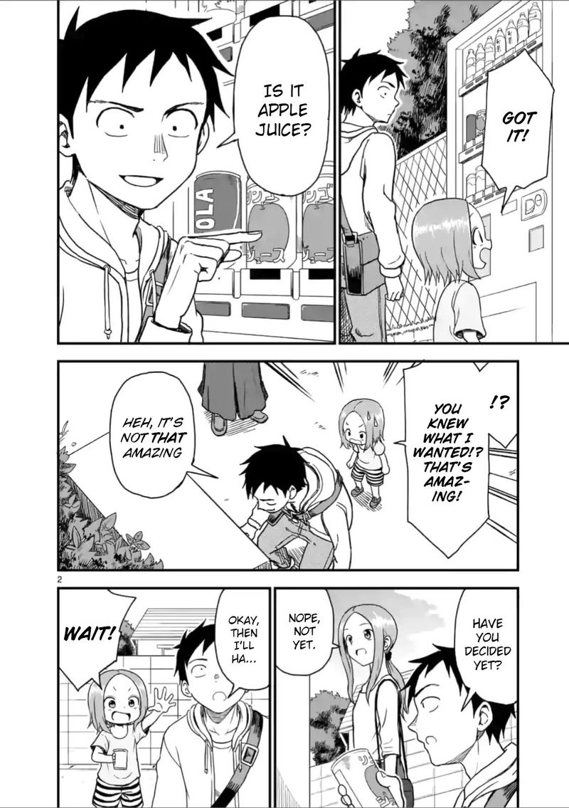 Karakai Jouzu No Moto Takagi San Chapter 40 Page 2