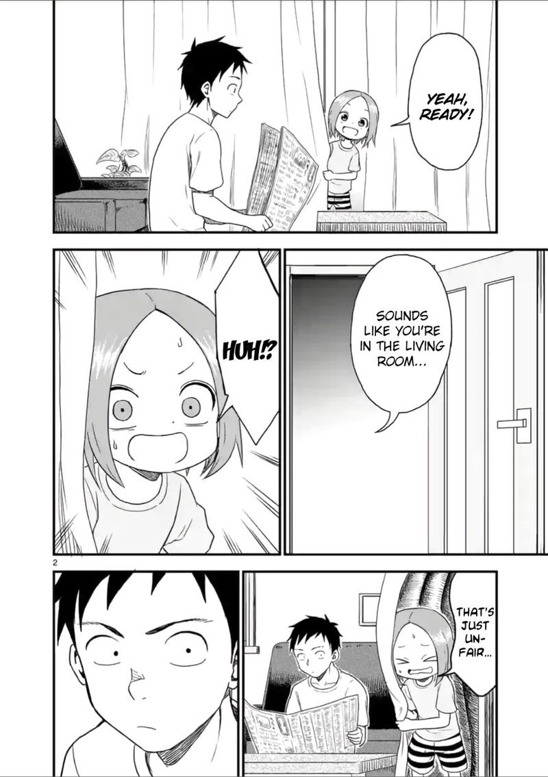 Karakai Jouzu No Moto Takagi San Chapter 41 Page 2