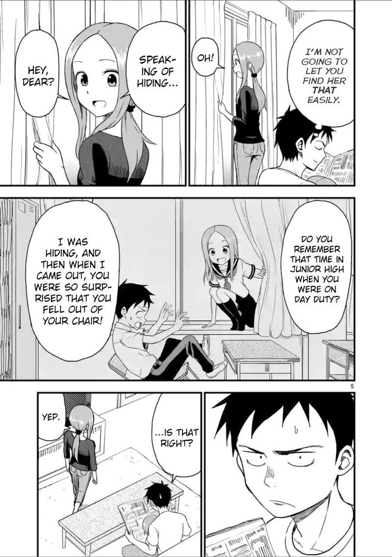 Karakai Jouzu No Moto Takagi San Chapter 41 Page 5