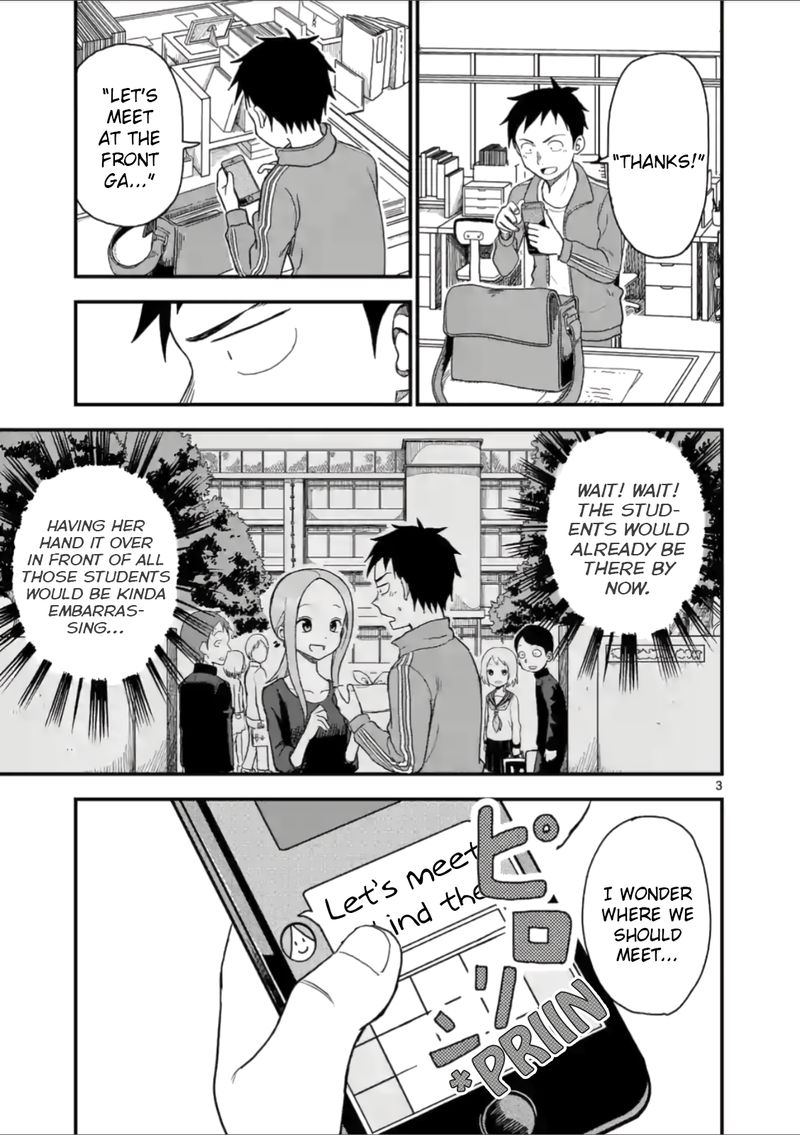 Karakai Jouzu No Moto Takagi San Chapter 42 Page 3