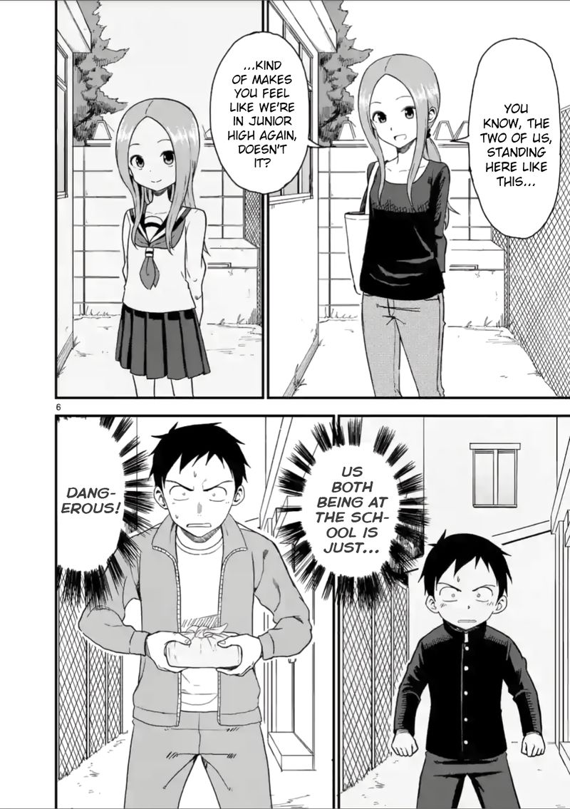 Karakai Jouzu No Moto Takagi San Chapter 42 Page 6