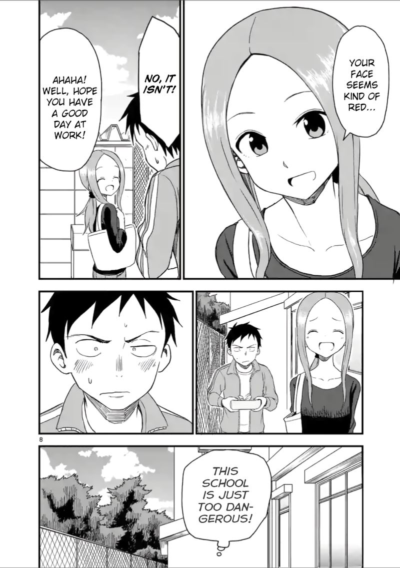 Karakai Jouzu No Moto Takagi San Chapter 42 Page 8