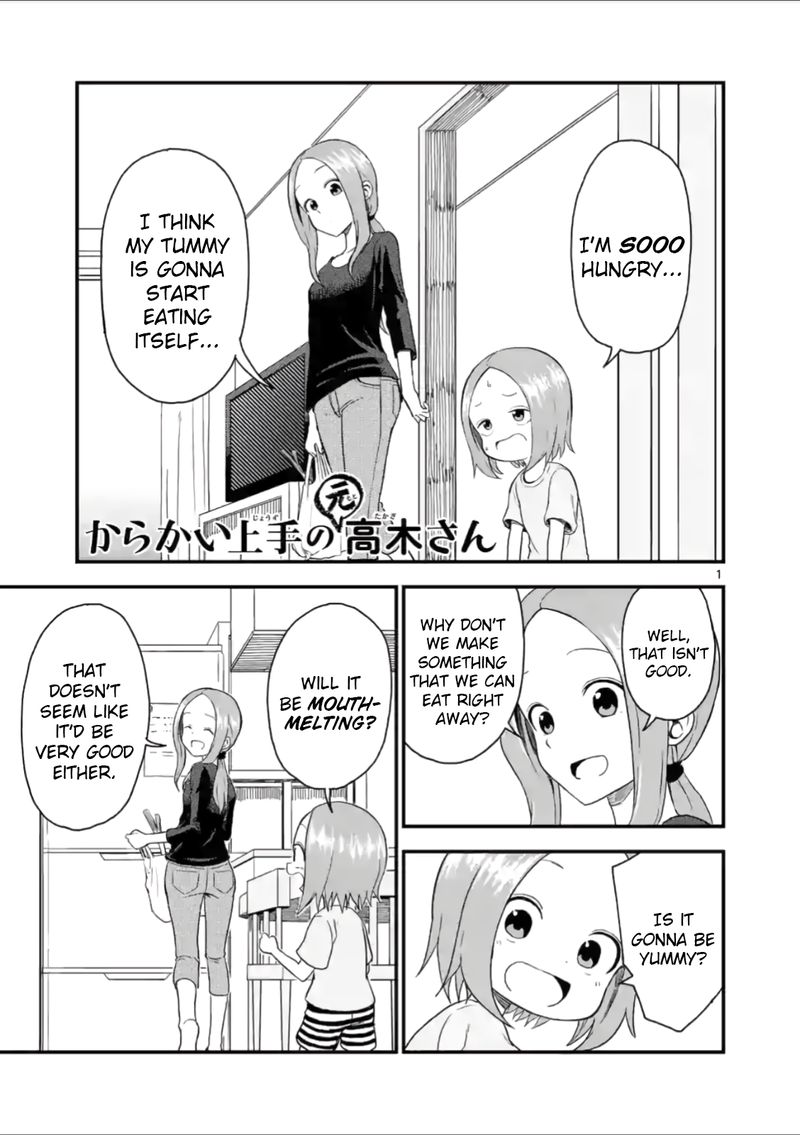 Karakai Jouzu No Moto Takagi San Chapter 44 Page 1