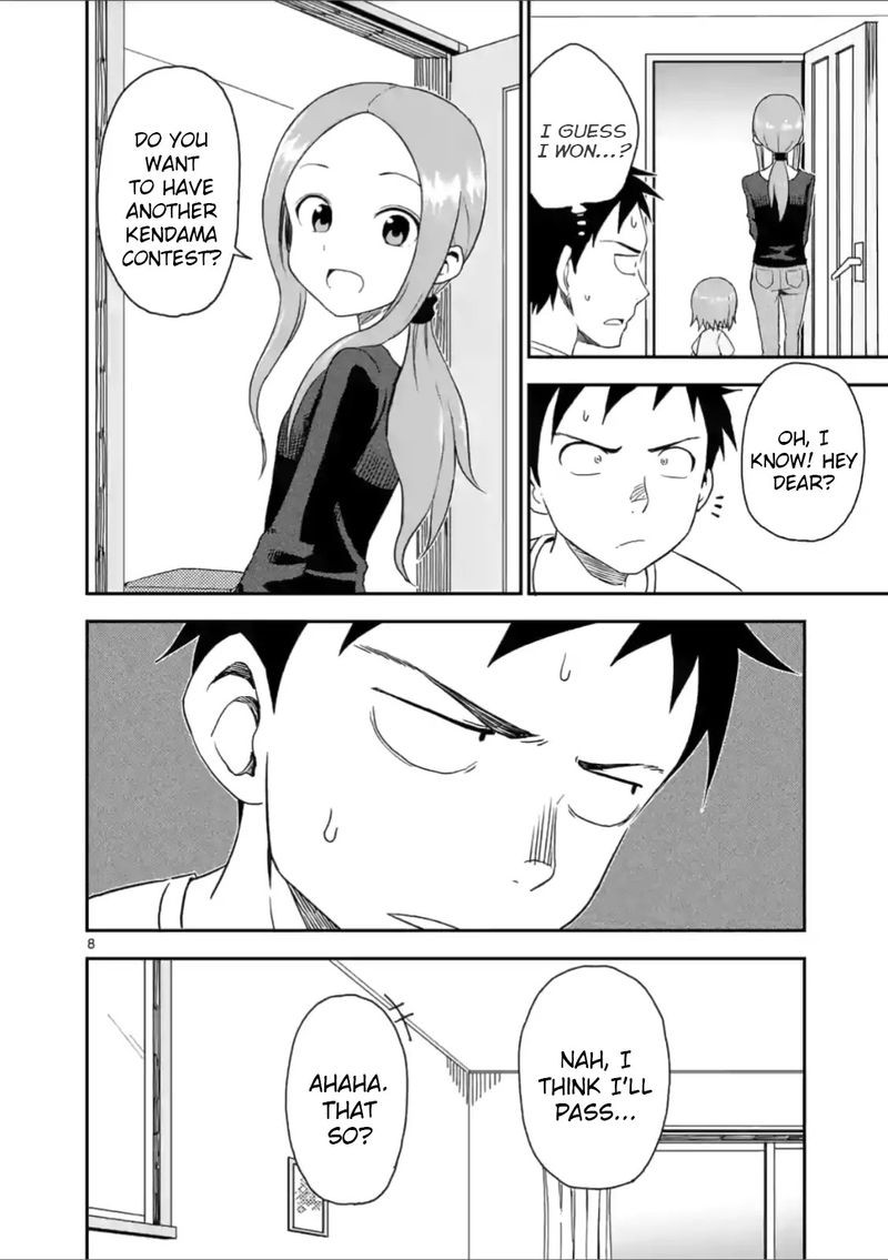 Karakai Jouzu No Moto Takagi San Chapter 45 Page 8