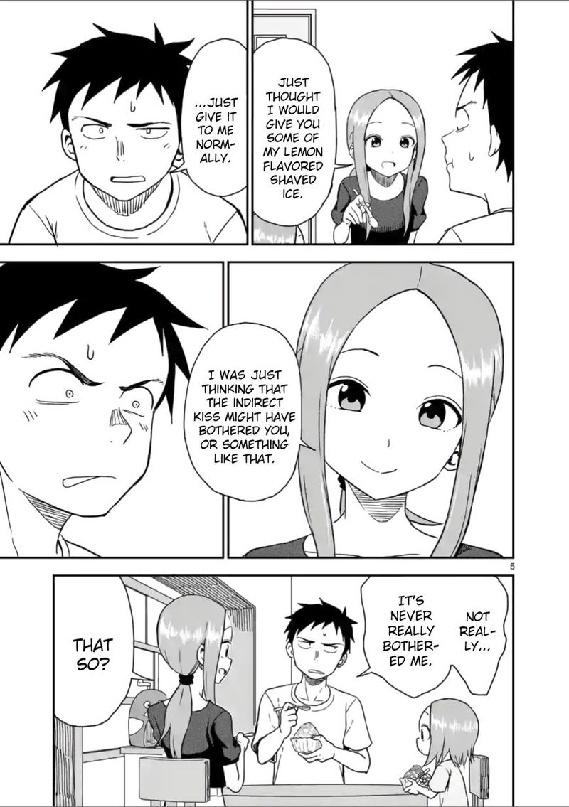 Karakai Jouzu No Moto Takagi San Chapter 47 Page 5