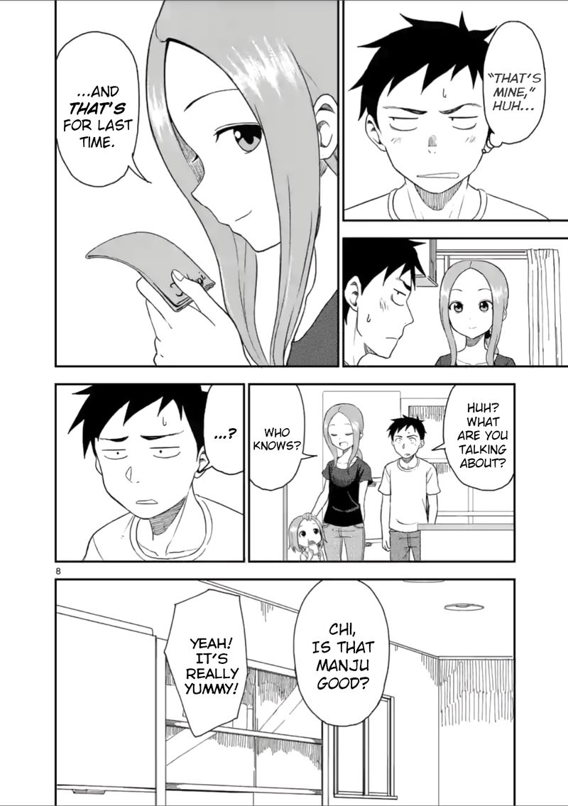 Karakai Jouzu No Moto Takagi San Chapter 53 Page 8