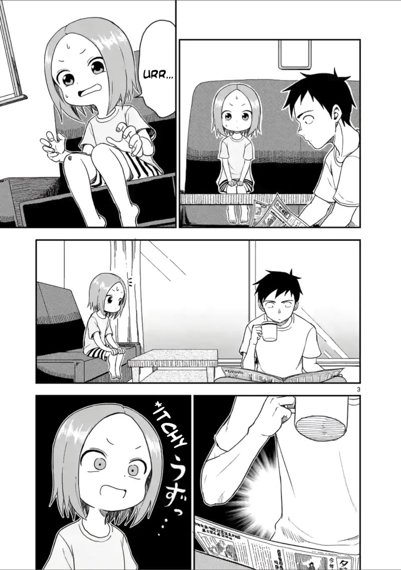 Karakai Jouzu No Moto Takagi San Chapter 54 Page 3