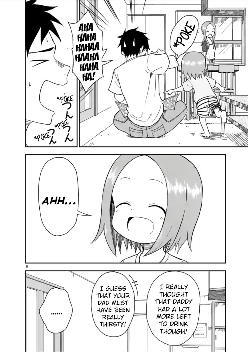 Karakai Jouzu No Moto Takagi San Chapter 54 Page 8