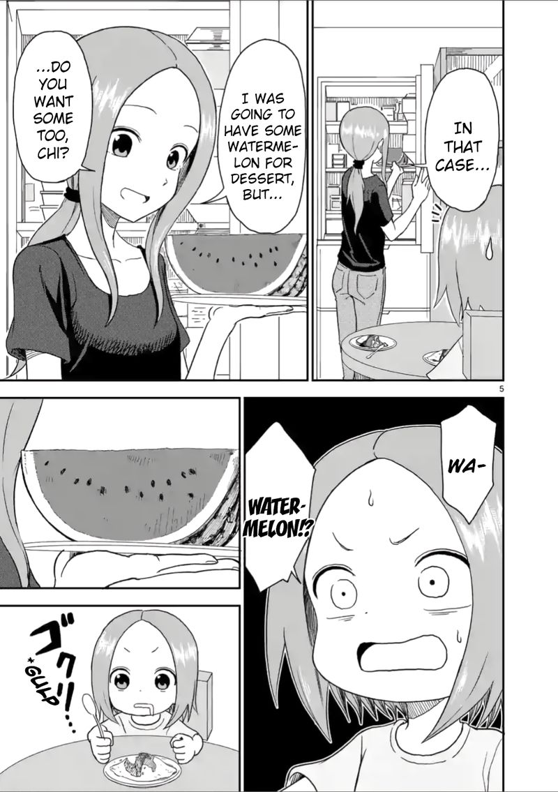 Karakai Jouzu No Moto Takagi San Chapter 55 Page 5