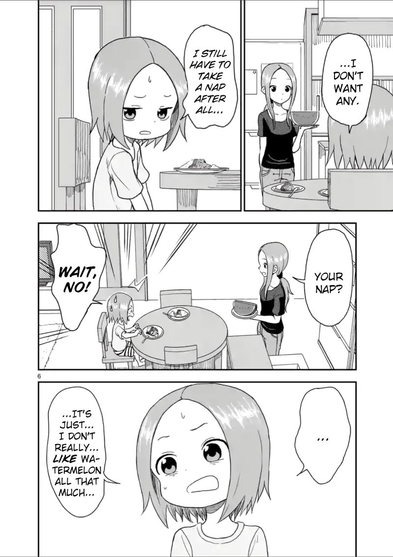 Karakai Jouzu No Moto Takagi San Chapter 55 Page 6