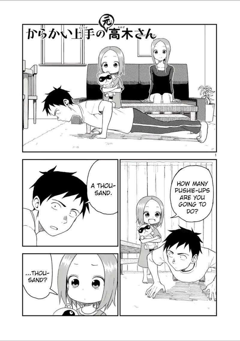 Karakai Jouzu No Moto Takagi San Chapter 57 Page 1