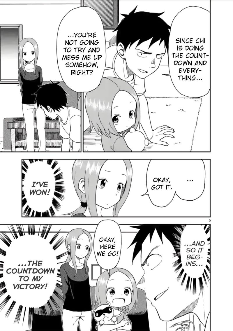 Karakai Jouzu No Moto Takagi San Chapter 57 Page 5