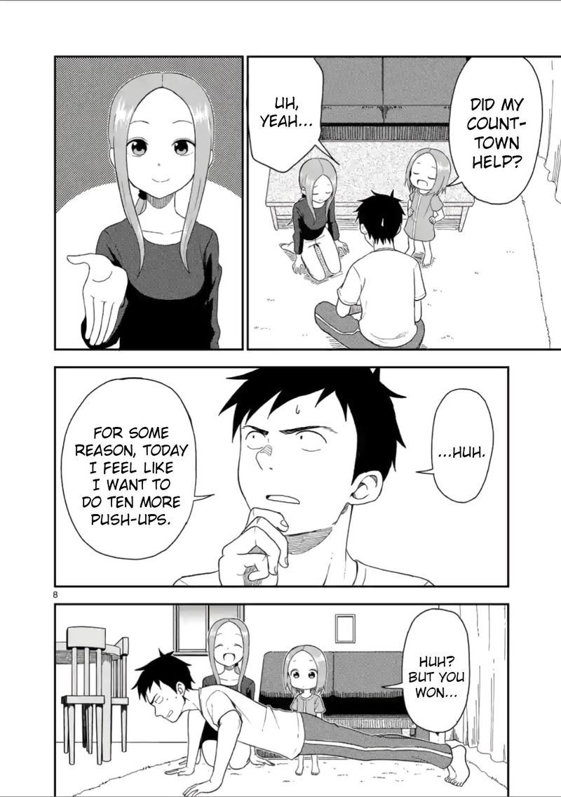 Karakai Jouzu No Moto Takagi San Chapter 57 Page 8