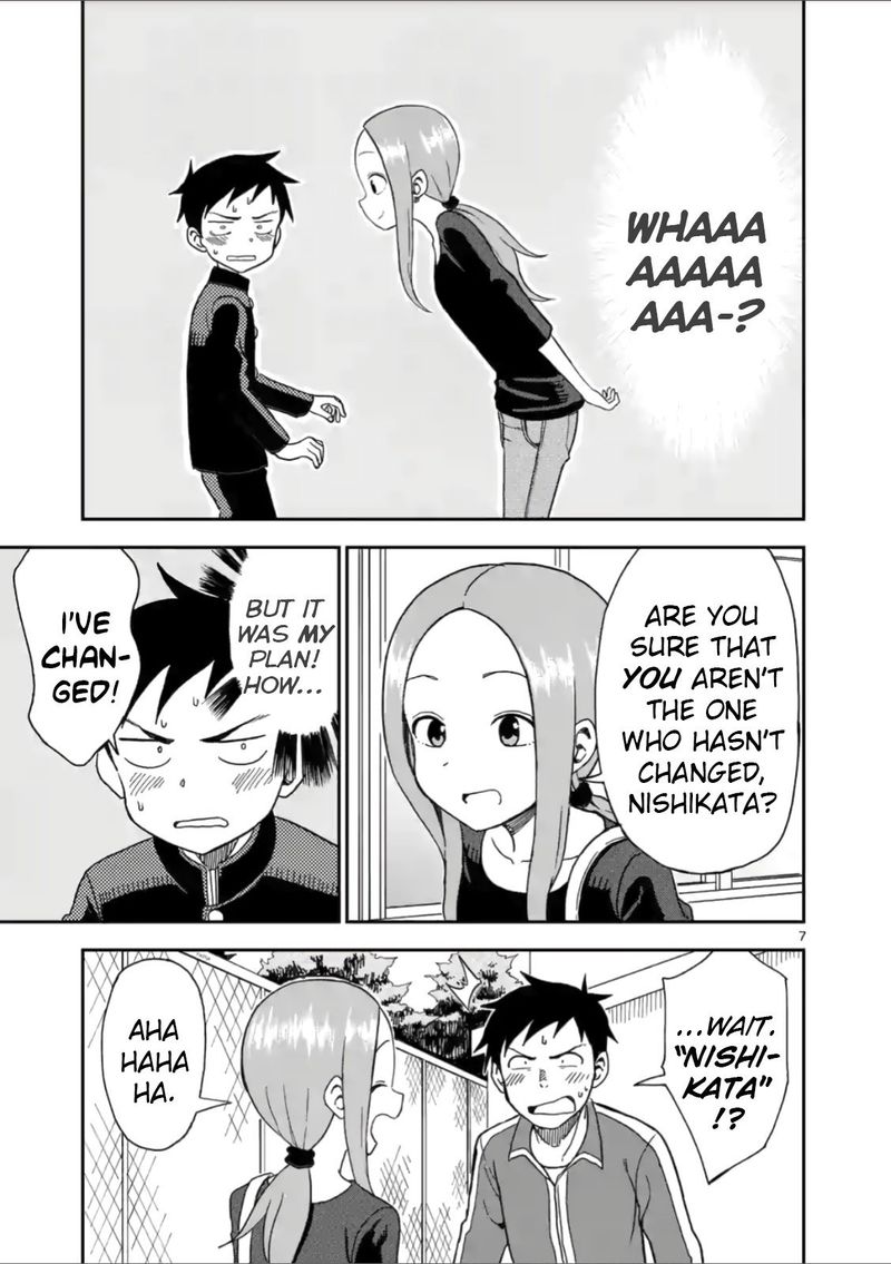 Karakai Jouzu No Moto Takagi San Chapter 60 Page 7