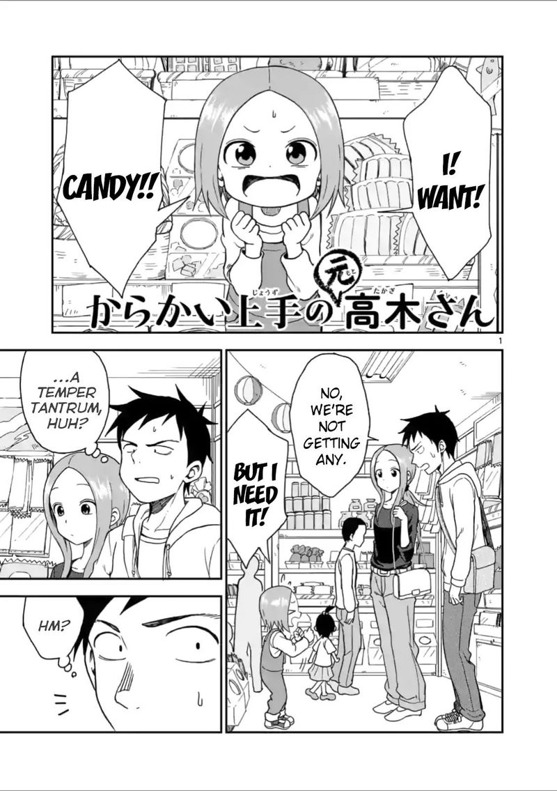 Karakai Jouzu No Moto Takagi San Chapter 61 Page 1