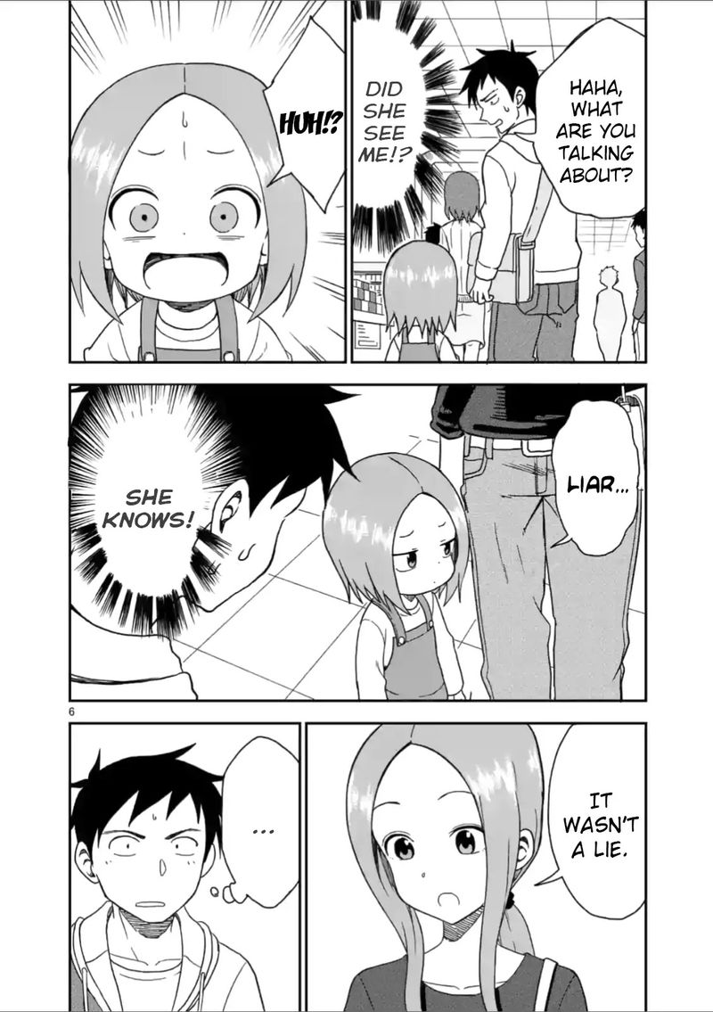 Karakai Jouzu No Moto Takagi San Chapter 61 Page 6