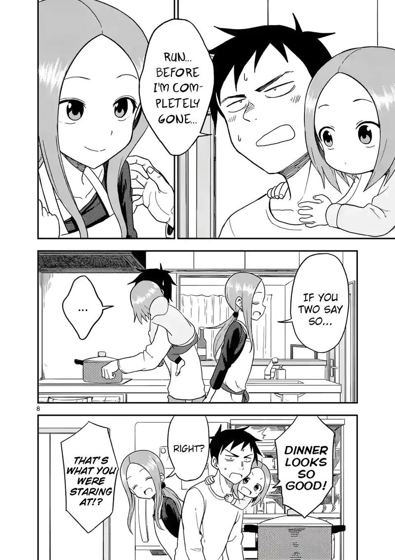 Karakai Jouzu No Moto Takagi San Chapter 63 Page 8