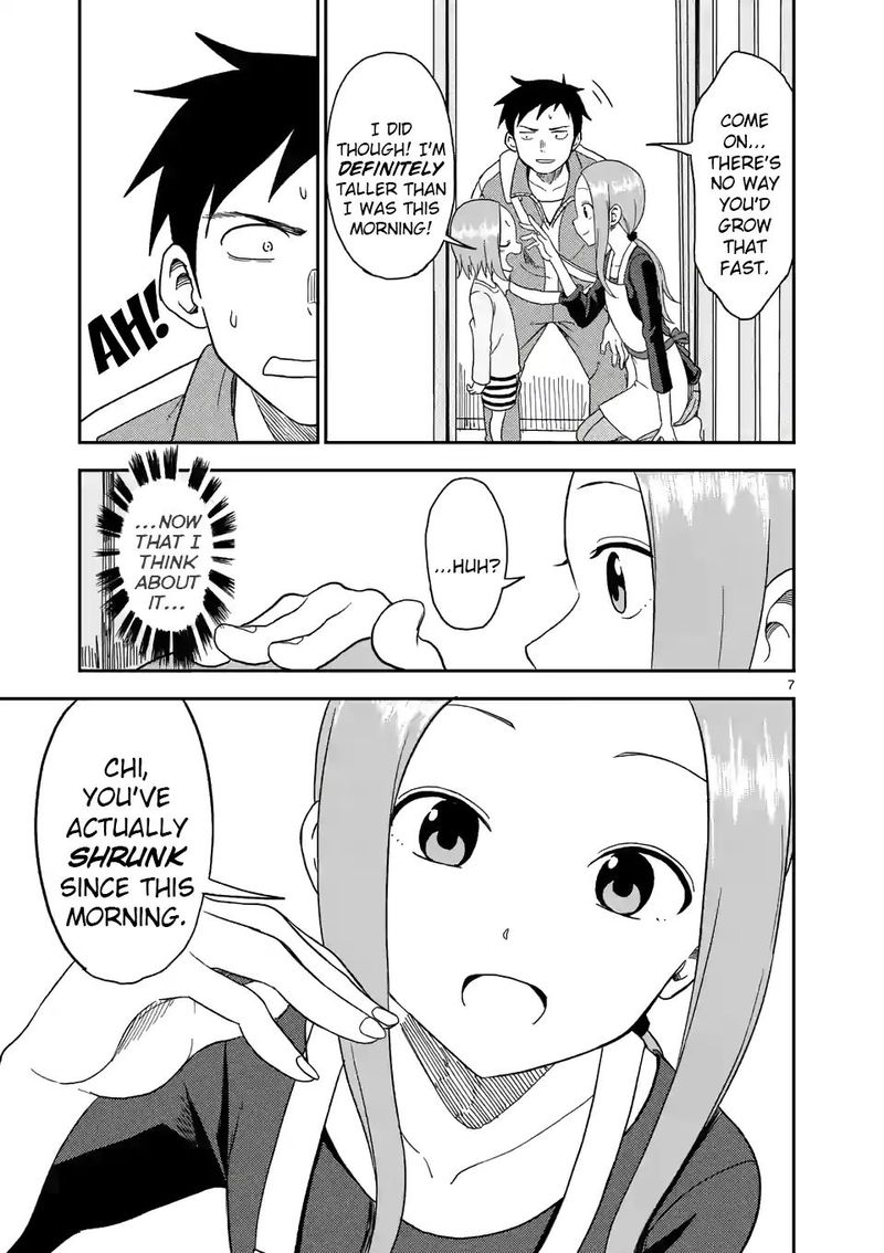 Karakai Jouzu No Moto Takagi San Chapter 64 Page 7