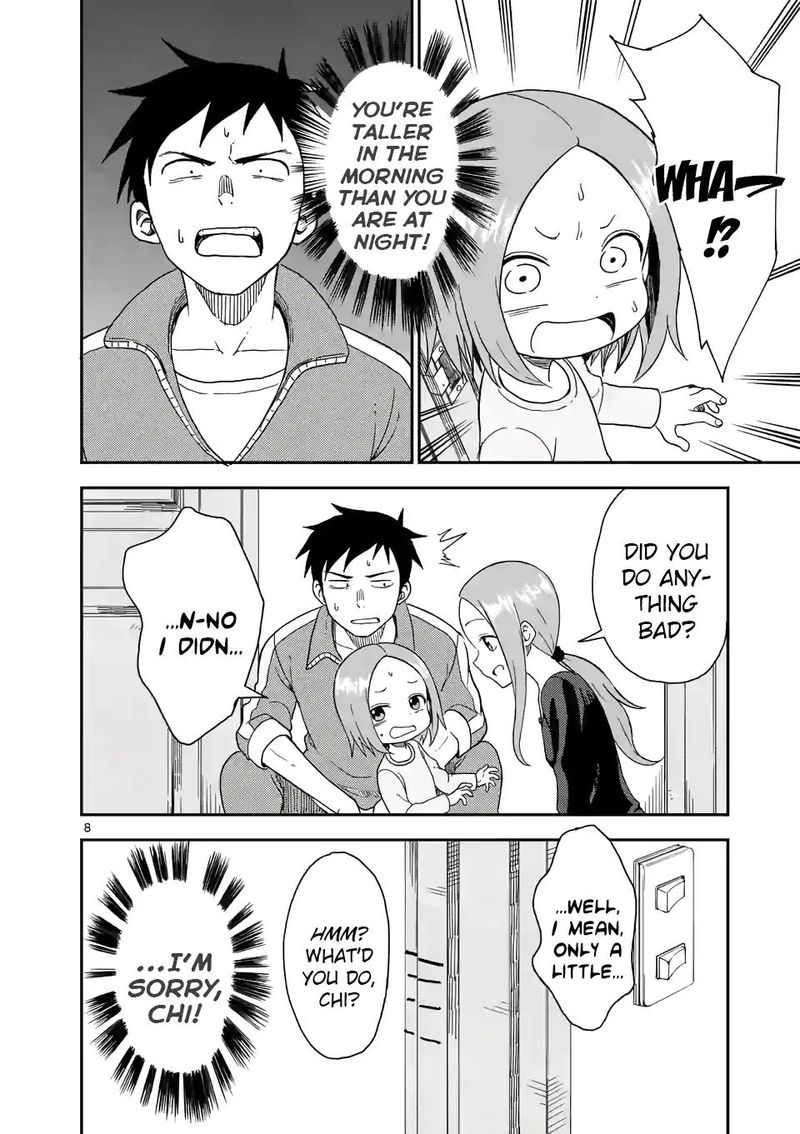 Karakai Jouzu No Moto Takagi San Chapter 64 Page 8