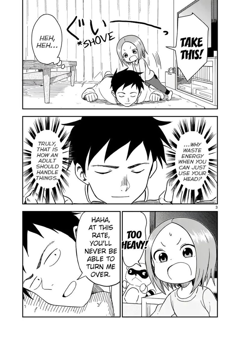 Karakai Jouzu No Moto Takagi San Chapter 65 Page 3