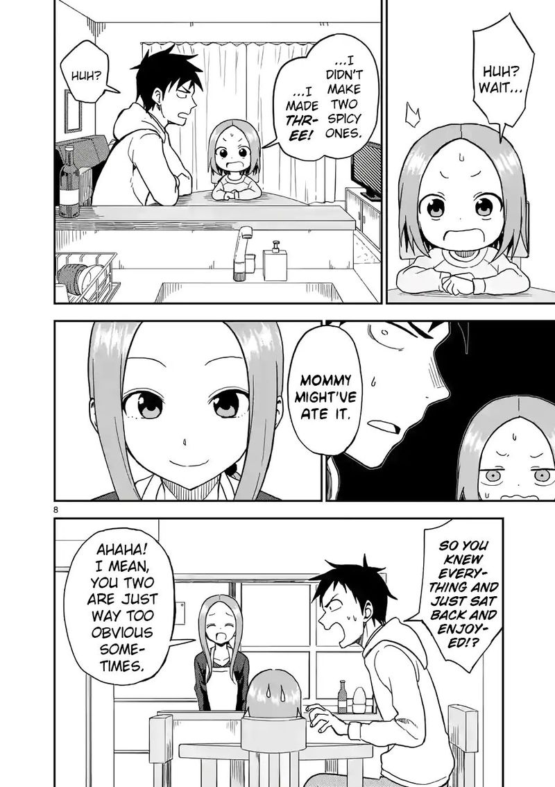 Karakai Jouzu No Moto Takagi San Chapter 67 Page 8