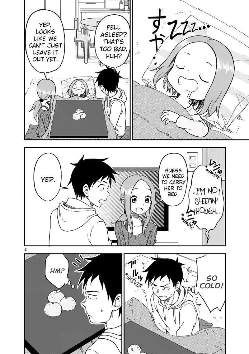 Karakai Jouzu No Moto Takagi San Chapter 68 Page 2